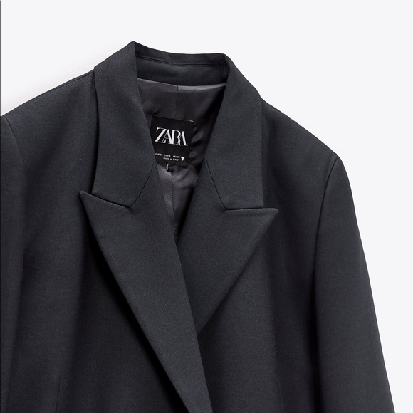 ZARA NAVY BLAZER - Picture 8 of 16